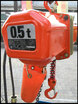 象印 電動チェーンブロック 0.5t/手動トロリ
